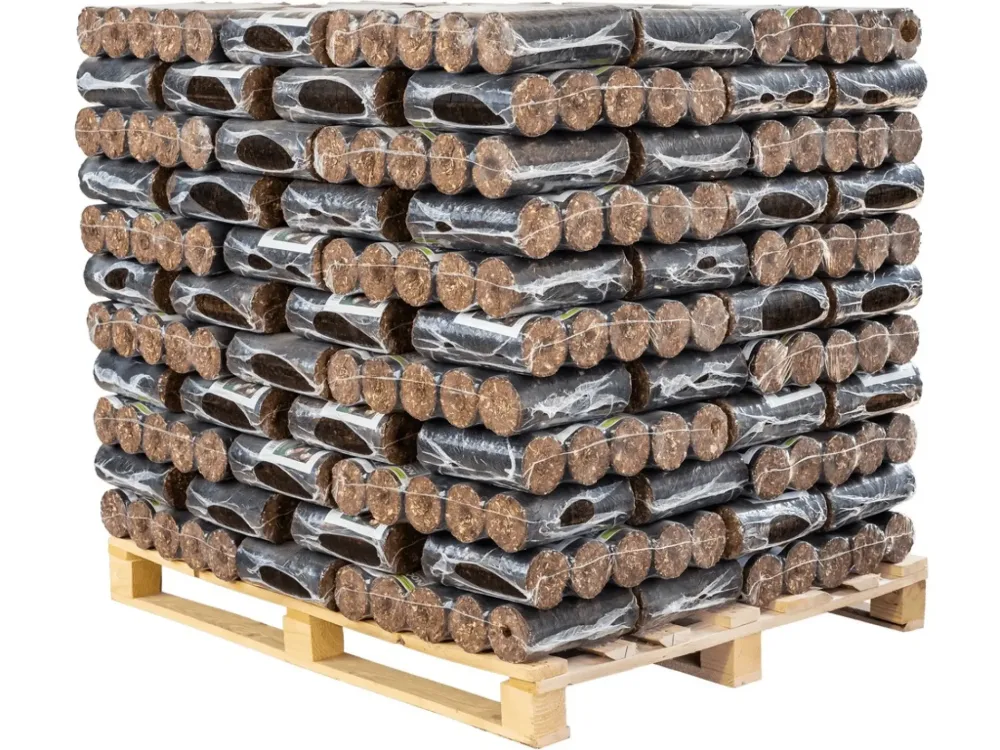 DŘEVNÍ BRIKETY – paleta 1 000 kg / EXTRALONG