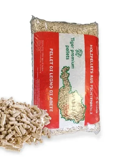 Dřevěné pelety Tiger Premium Pellets ENplus A1 / 15 kg
